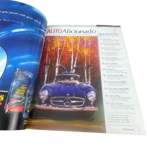 Auto Aficionado Magazine Sep/Oct 2006 Issue Automotive Collectors & Enthusiasts - Picture 2 of 16